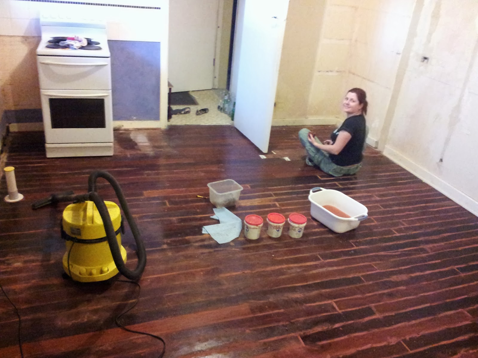 Jarrah Jungle Restoring The Floorboards Before and After