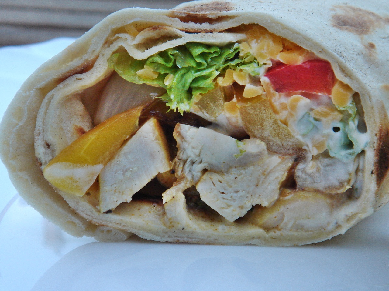 Nem vagyok mesterszakács Kentucky csirke wrap (tekercs) házilag