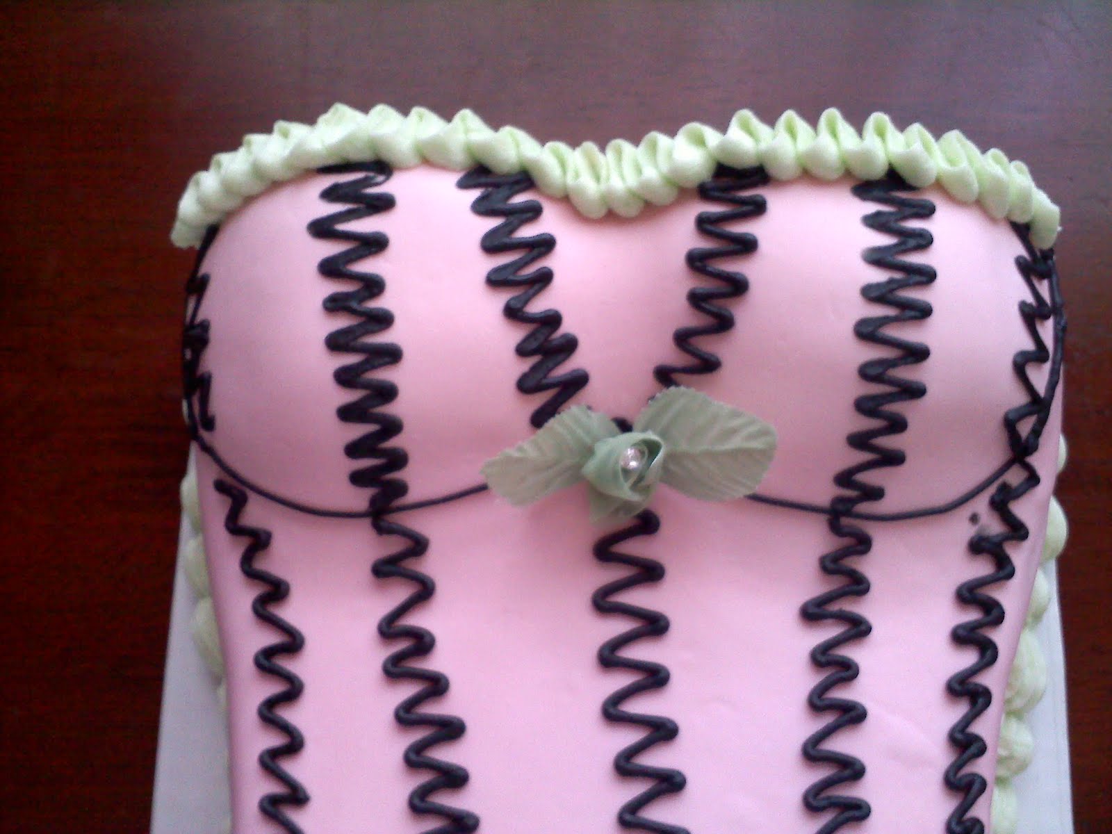 Corset Fondant Cake