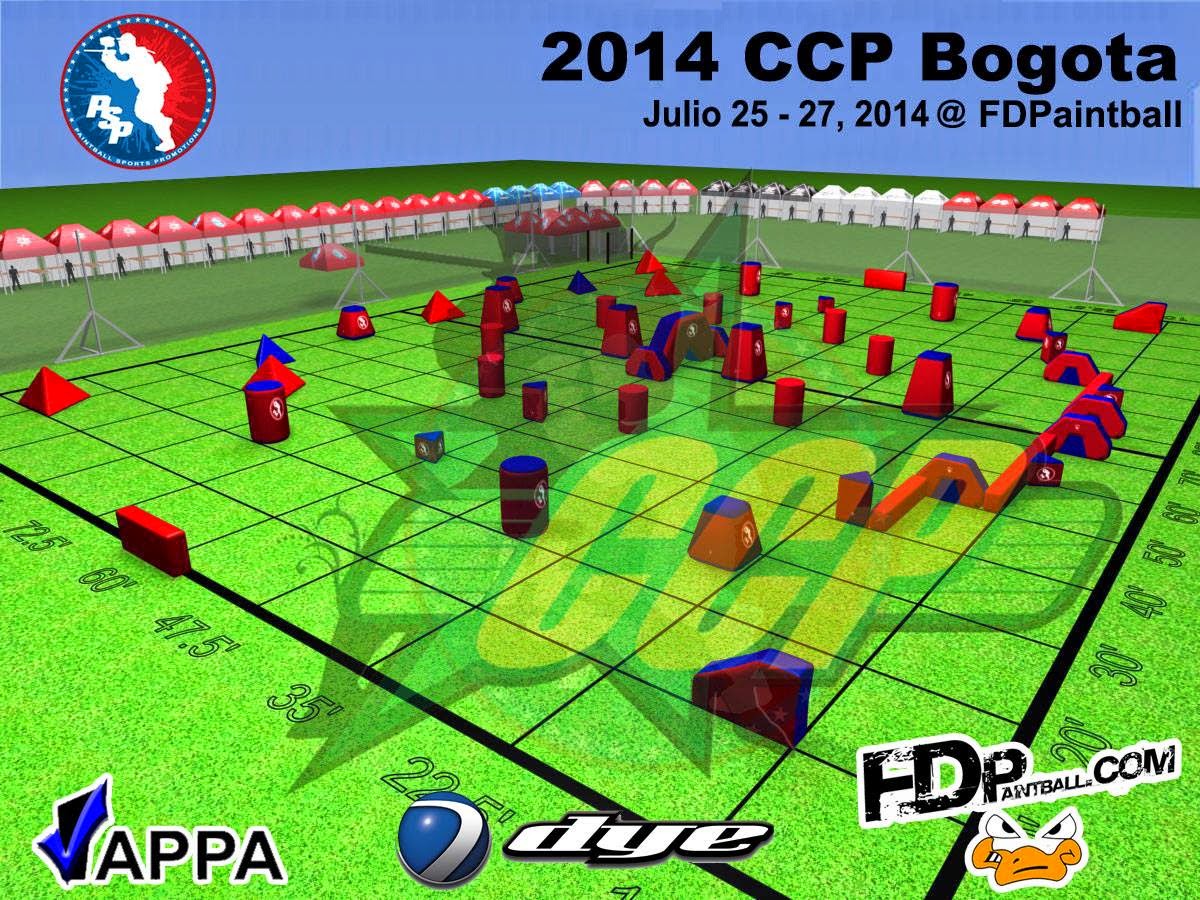 Se lanzo el layout del Circuito Colombiano de Paintball CCP Fecha