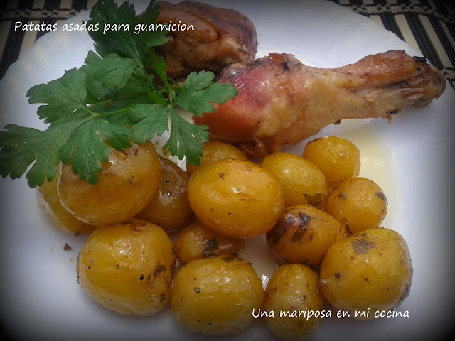 Patatas Asadas Para Guarnicion
