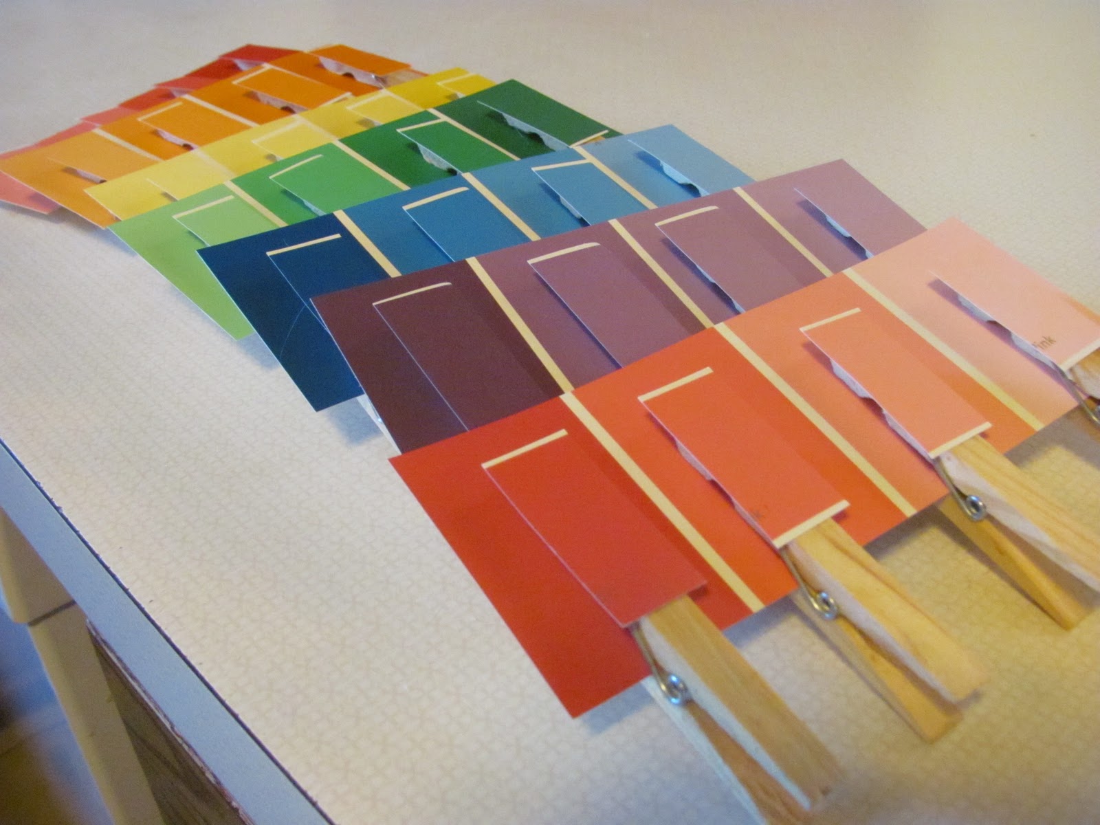 It's a Long Story Paint Chip Matching Game