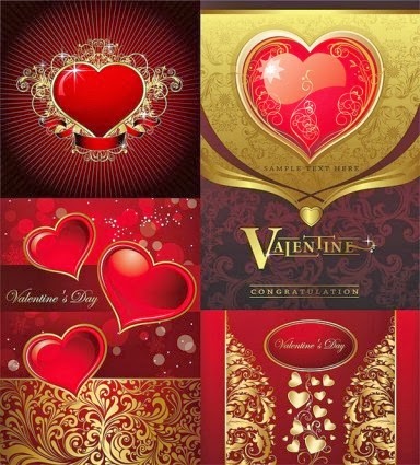 gorgeous card love the pattern vector gorgeous card love the pattern vector