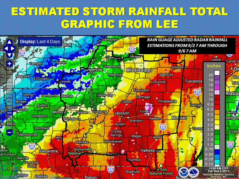 CapitalClimate Lee Rainfall Breaks Every AllTime Record from 24 Hours