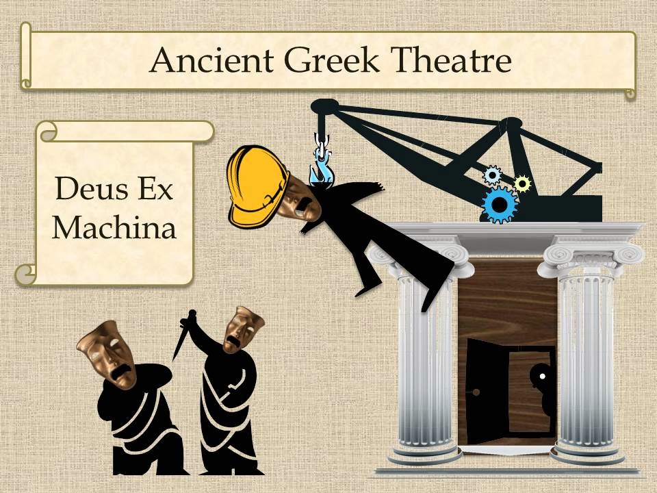 Kết quả hình ảnh cho deus ex machina greek theatre
