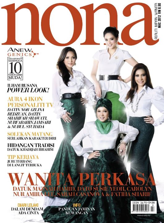 Gambar 4 Diva Di Muka Depan Majalah Nona