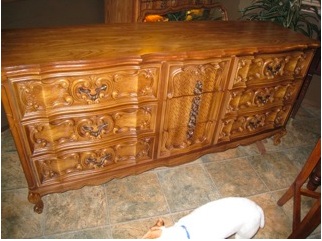 Painting In Portland How To Repair A Hole In A Dresser With