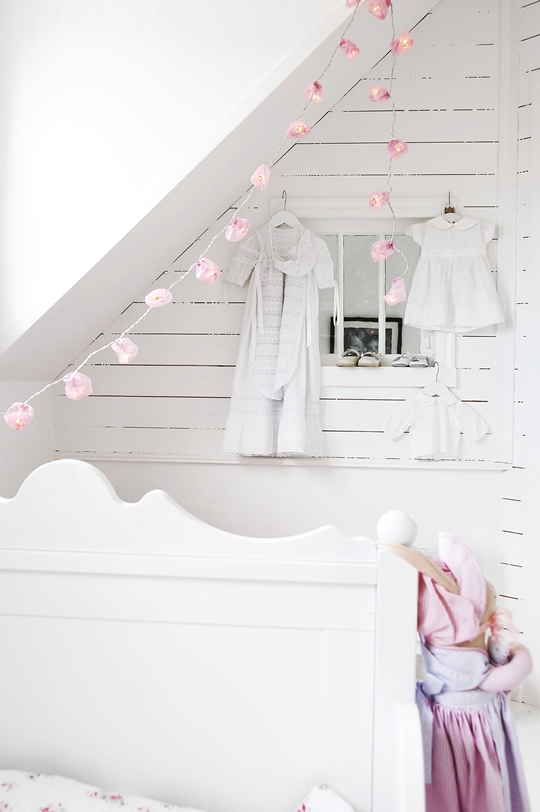 Dormitorio en Blanco y Rosa : Baby-Deco