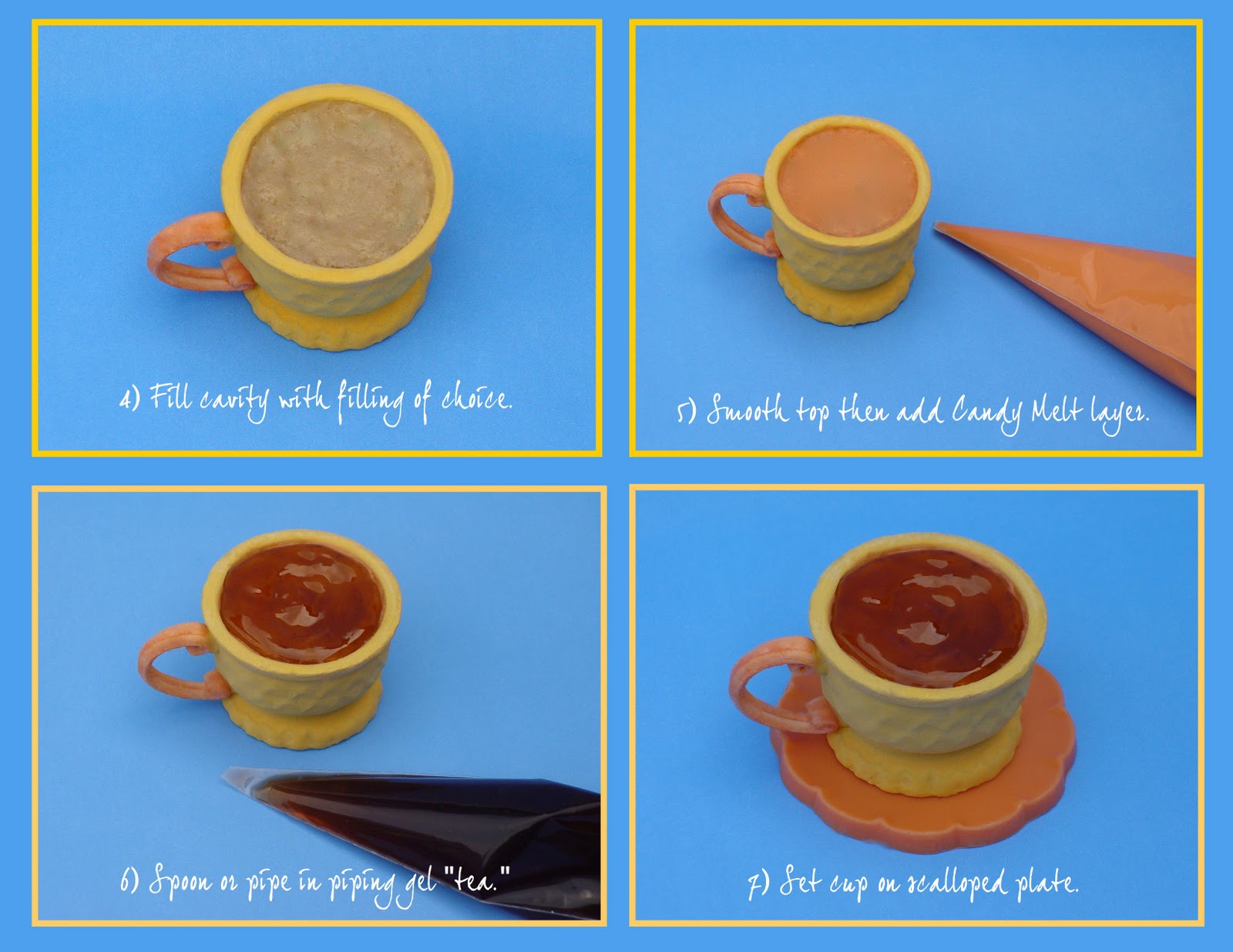 Once Upon A Pedestal Teacups from Ice Cream Cones