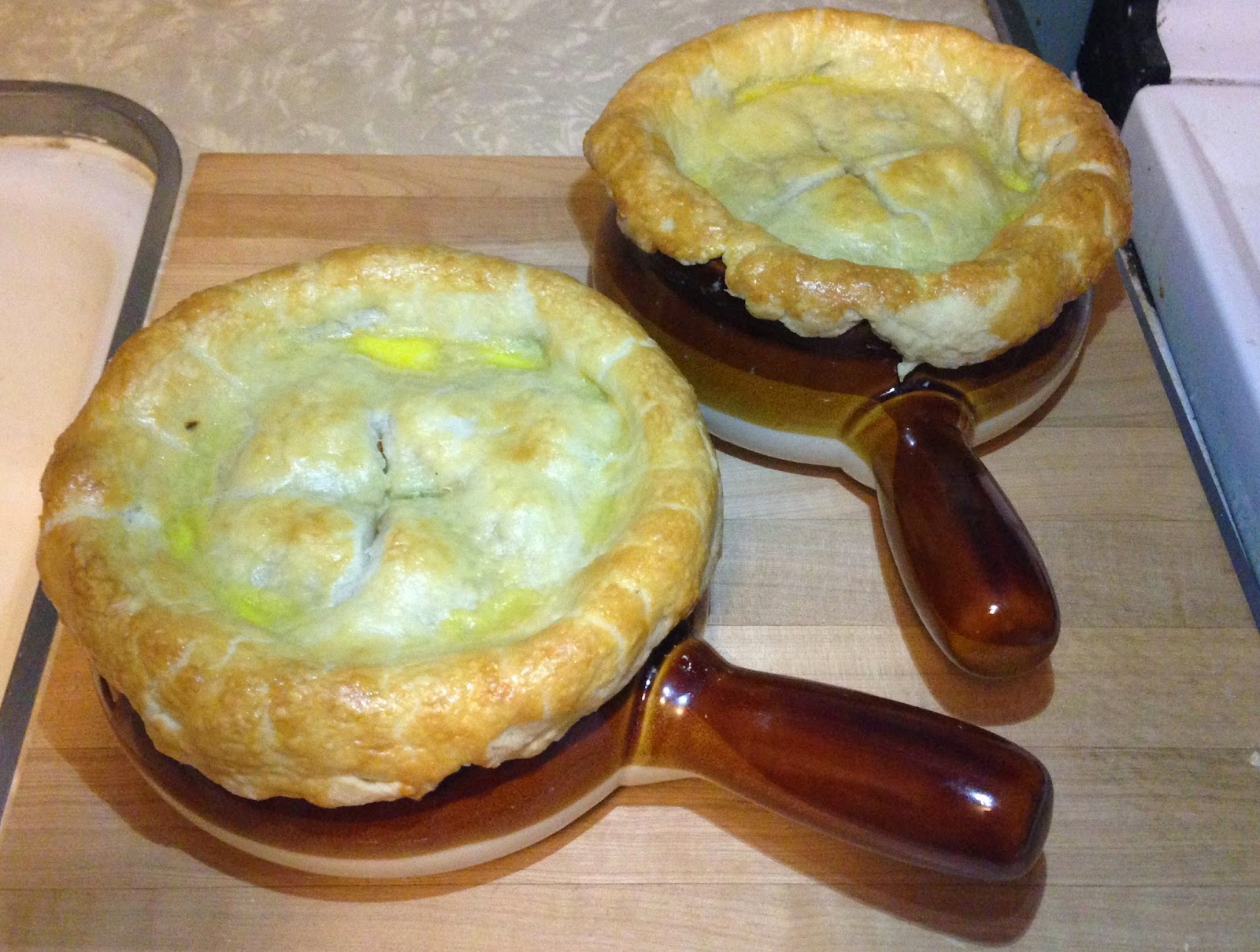 ...the "I Can't Decide" blog... Day 14 Chicken Pot Pies with Buttery