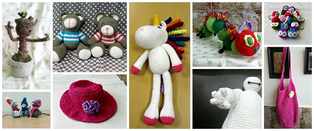 I create beautiful handmade crochet items