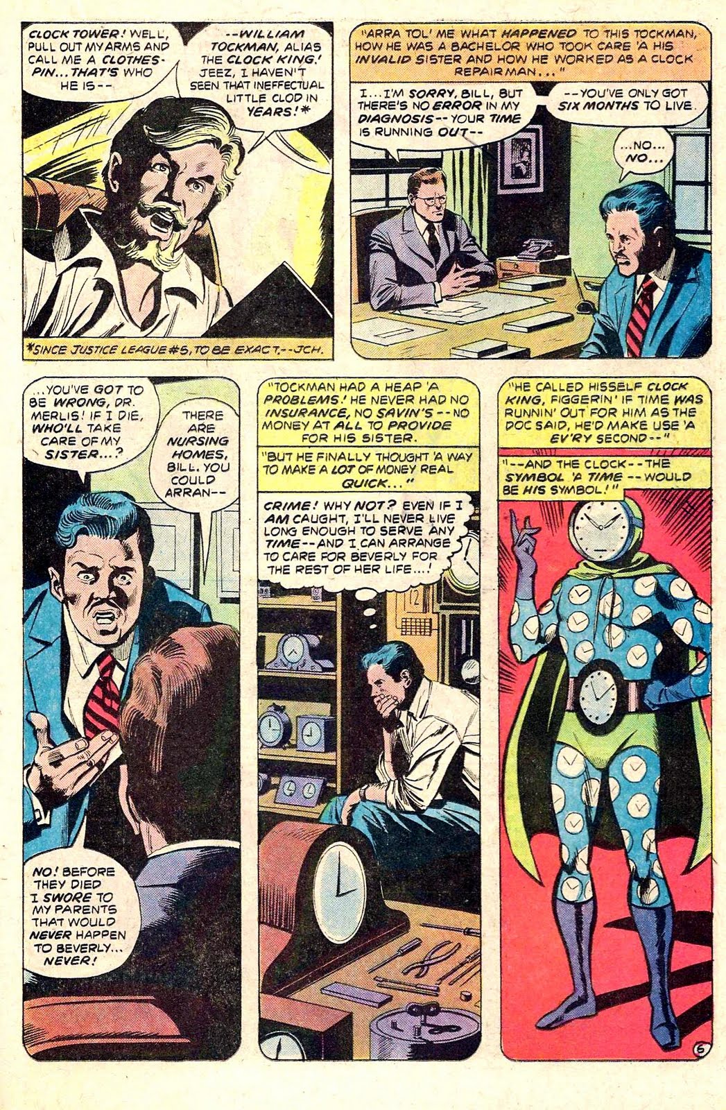 The ArrowCave Villain Profile Clock King