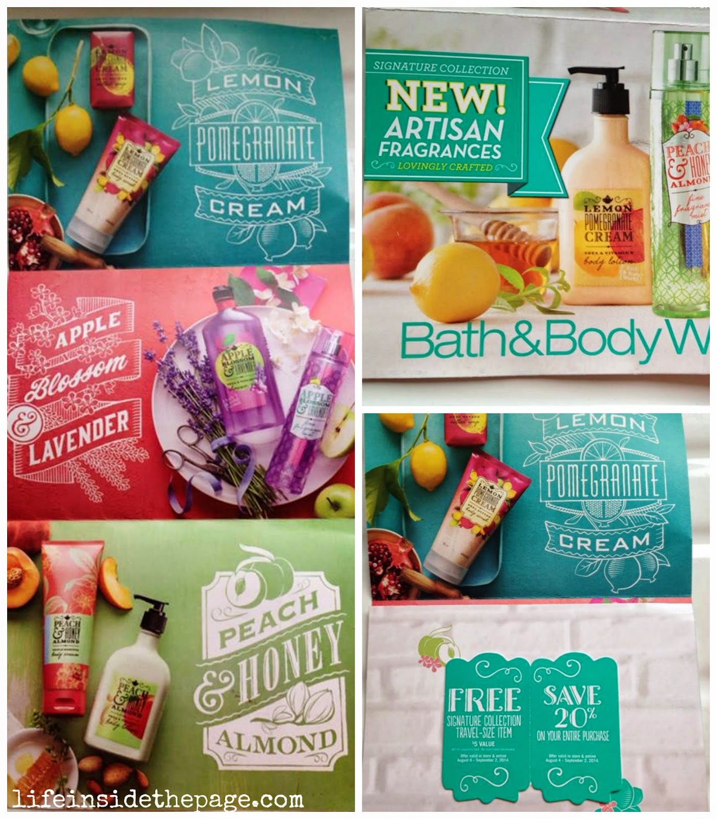 Life Inside the Page Bath & Body Works Current Mailer Artisan