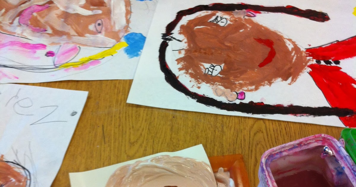 Art Project Girl: Kindergarten Self Portraits