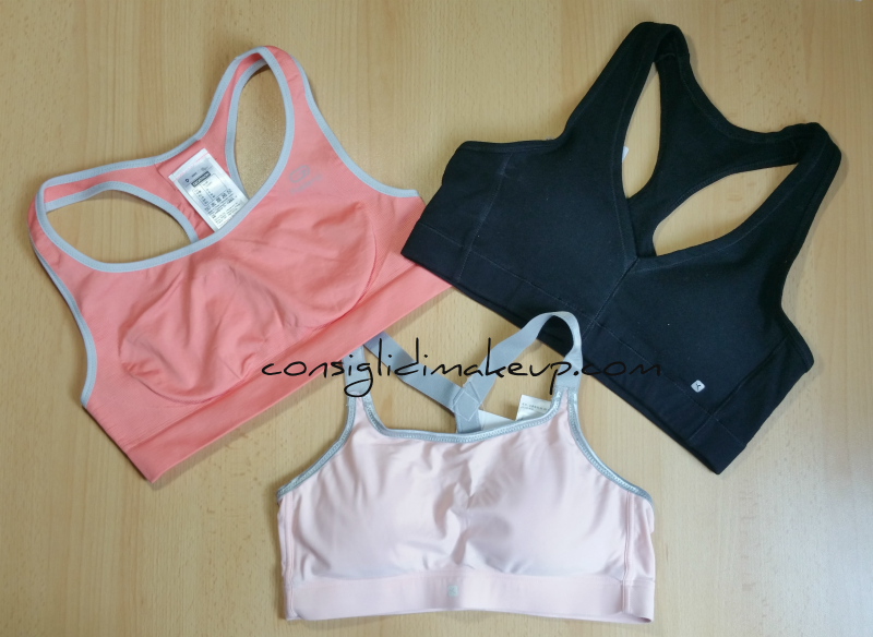 reggiseno sportivo cotone decathlon