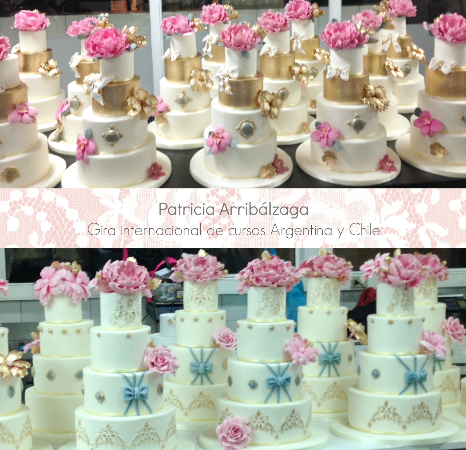 Cursos tortas de boda Argentina y Chile