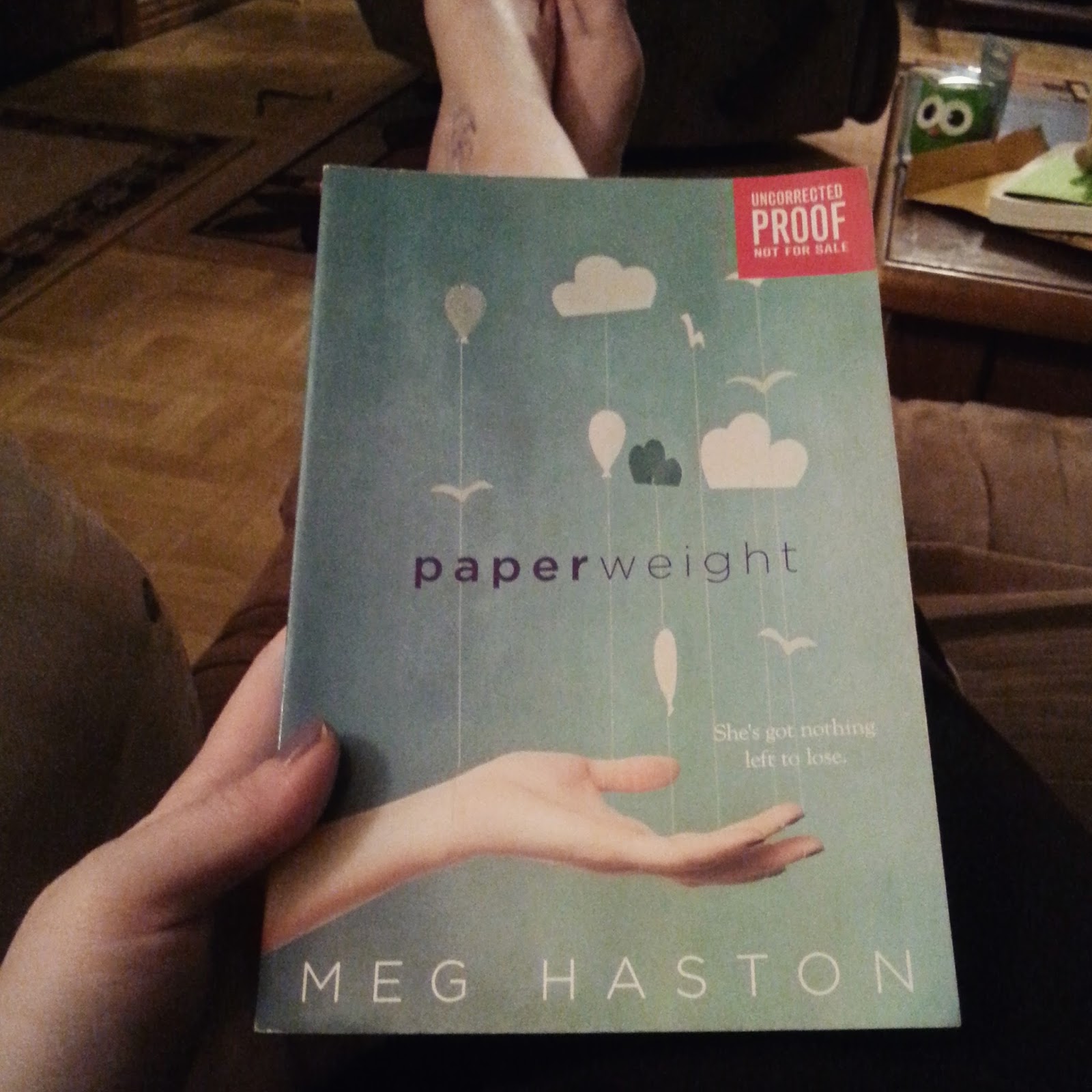 Book Review by Stefani Paperweight by Meg Haston (ARC) CMRLS Teen Scene