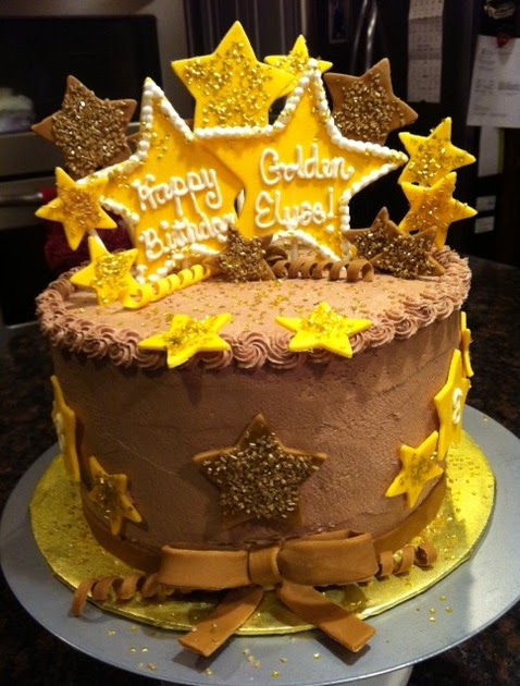 It's Sweet: 8 Year Old Golden Birthday Cake