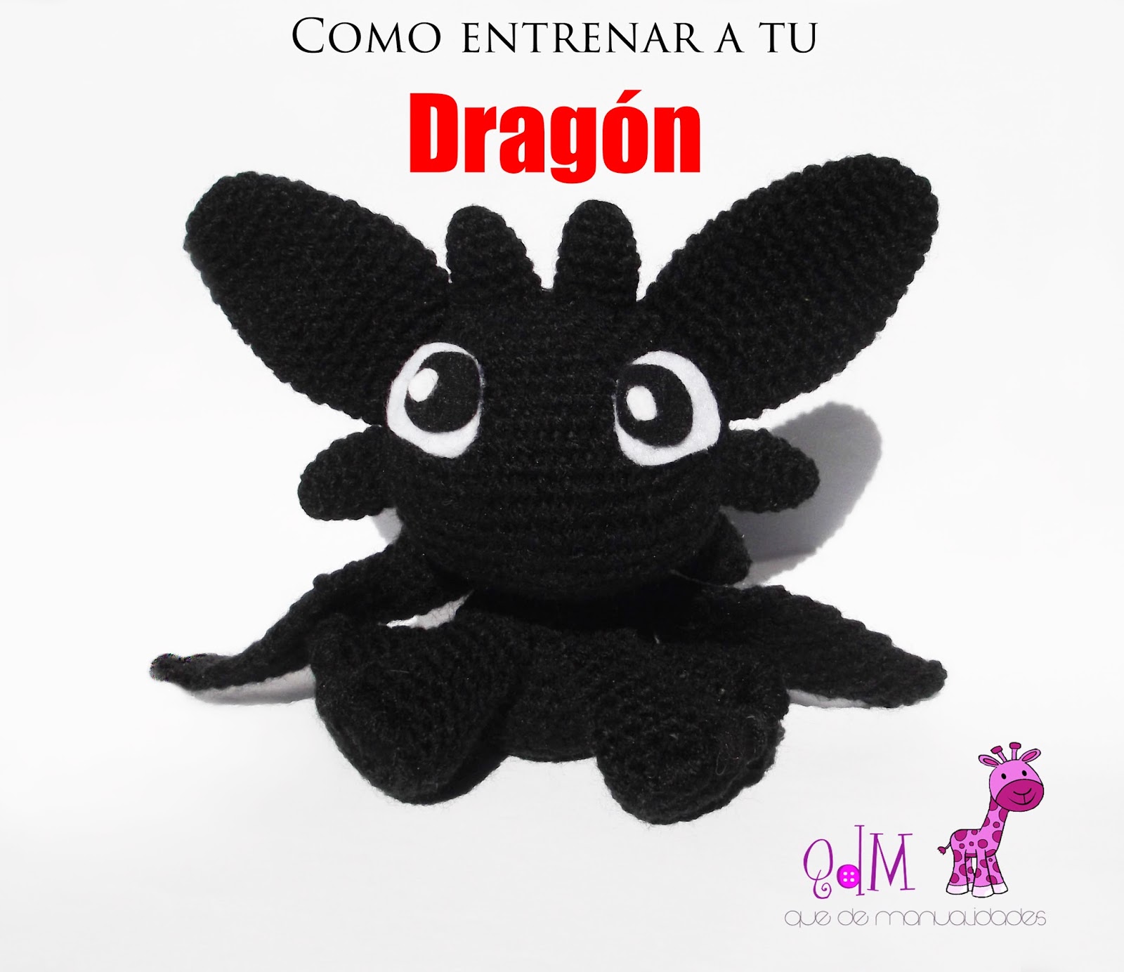 Desdentado amigurumi Que de manualidades