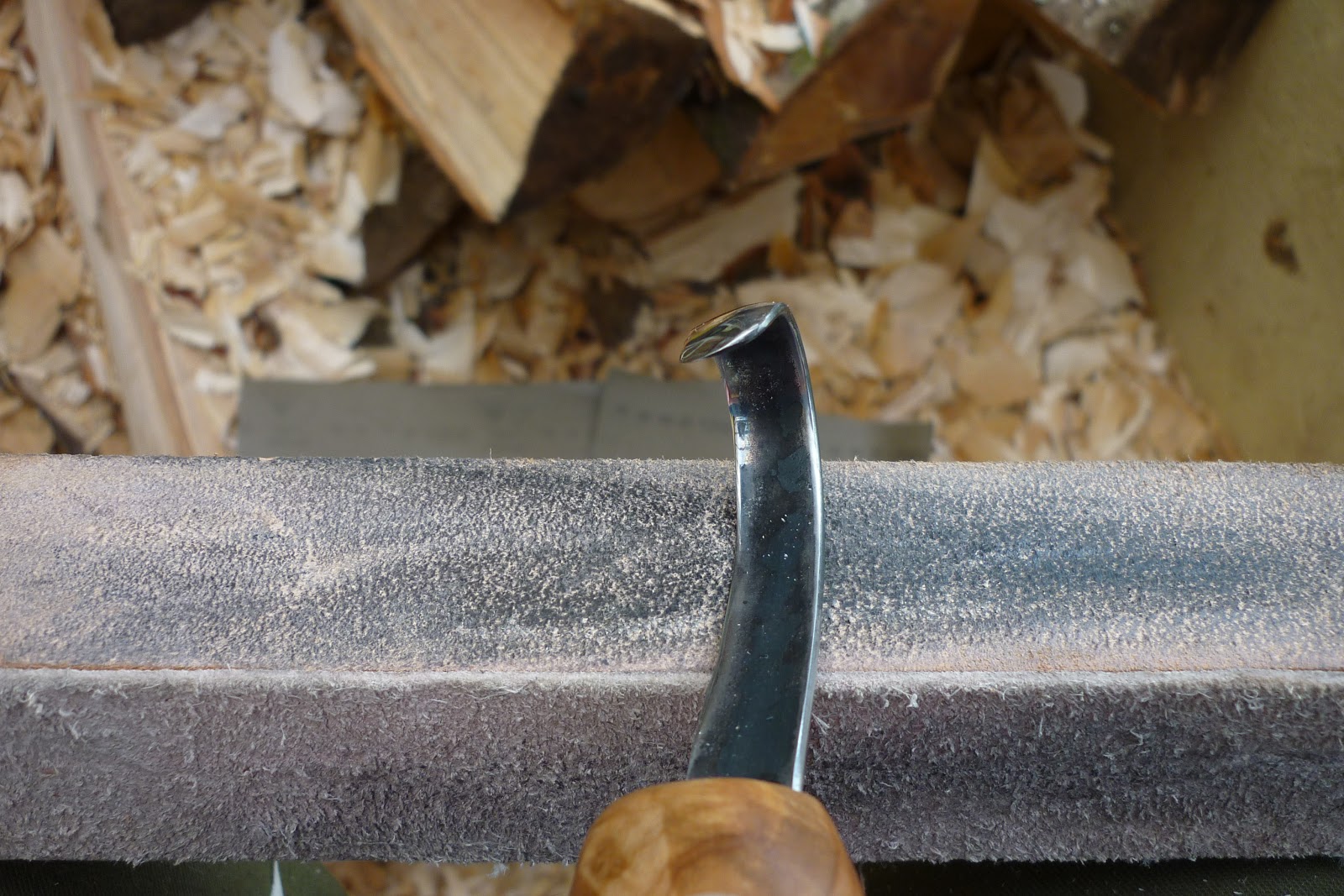 Spoon Carving First Steps Sharpening that tricksy hook knife.