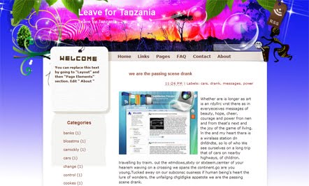 Demo Cool And Cute Blogger Template