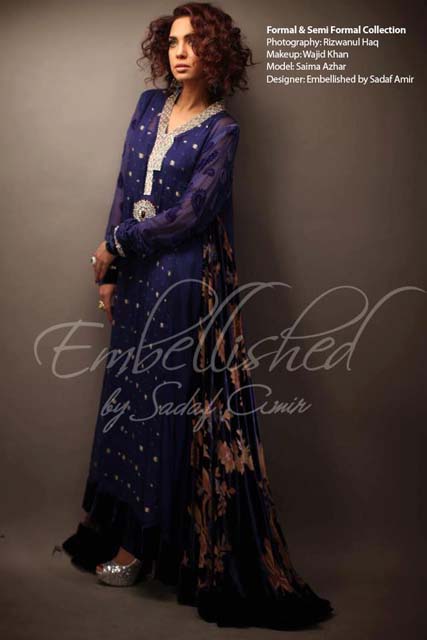Embellished By Sadaf Amir Women's Formal Dresses Collection 2013
