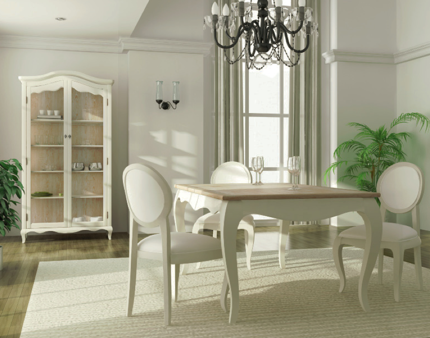 Decoración. tendencias en estilo clásico: sillas con el respaldo ...