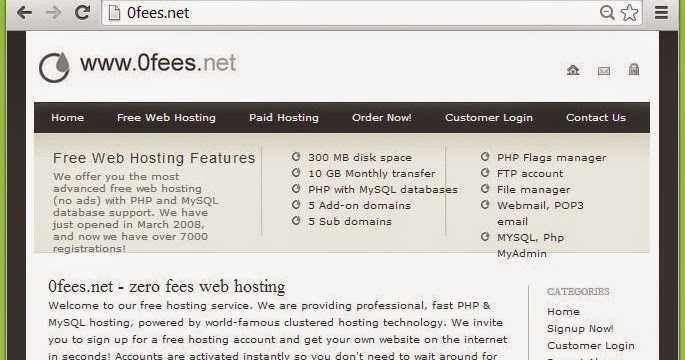 Php Steps Free Php Hosting At 0fees Net