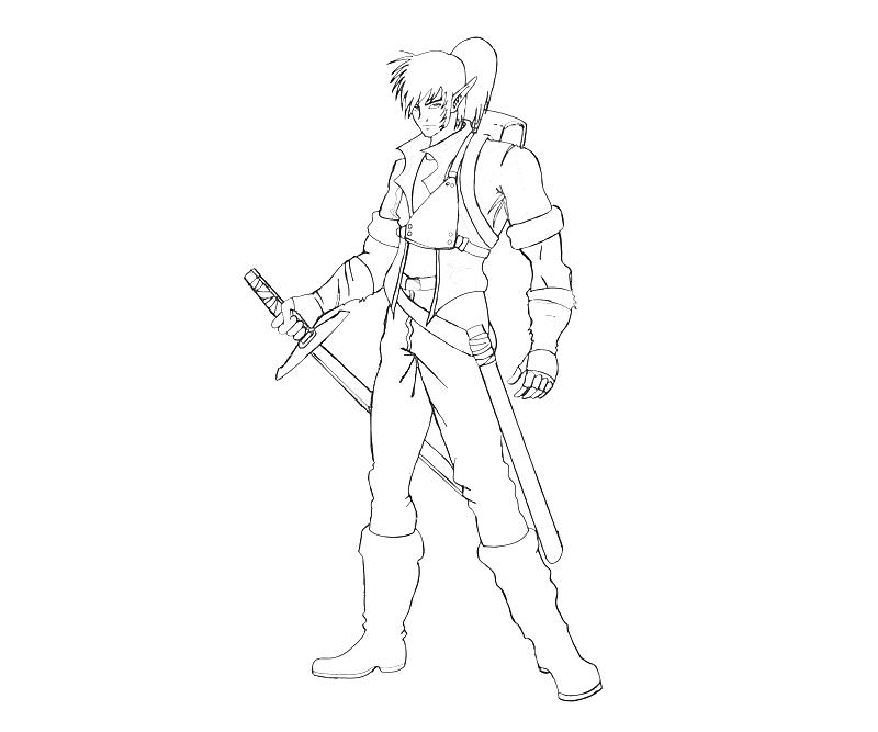 Printable Alundra 2 Alundra Character Coloring Pages printable-alundra-2-alundra-character-coloring-pages