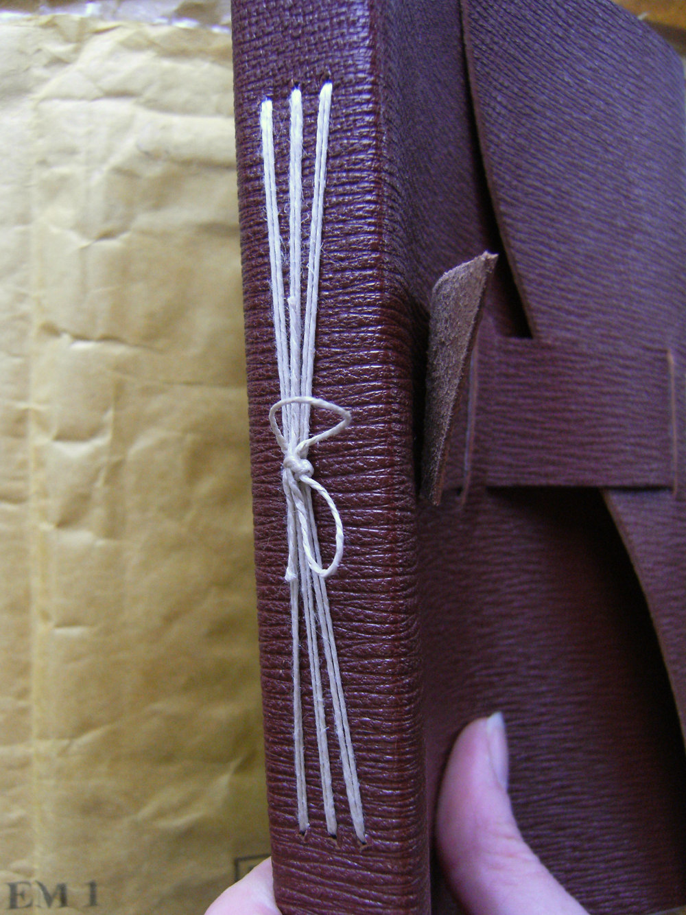Lizzie Made Leather Love A Bookbinding Day at Knuston