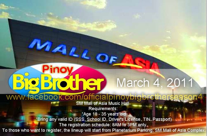 March 4 in SM MALL OF ASIA MUSIC HALL! Registration starts at 8AM to