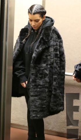 Kim K makes rare public appearance since welcoming son (photos)