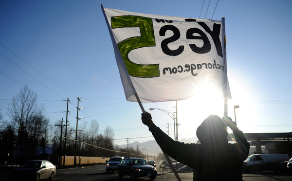 ... voters in the City of Anchorage, Alaska, have kicked LGBT residents to ... ... voters in the City of Anchorage, Alaska, have kicked LGBT residents to ...