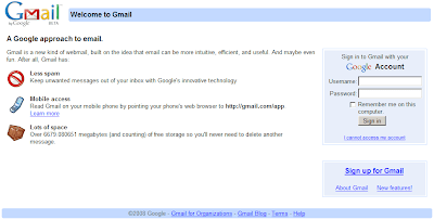 Gmail Login Page