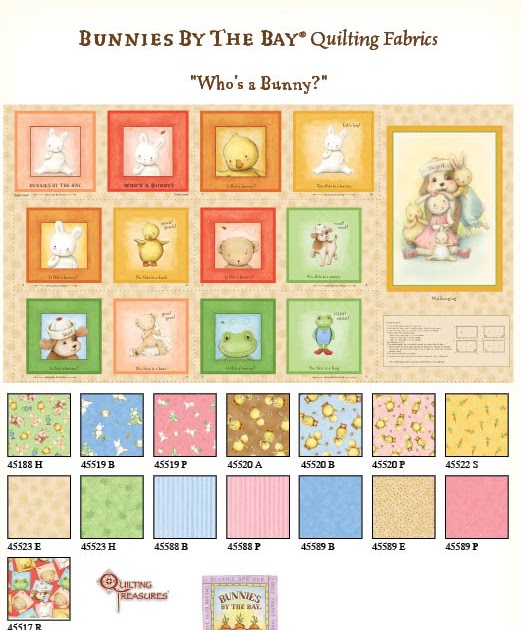 Bunnies By The Bay Blog Bunnies By The Bay Quilting Fabric