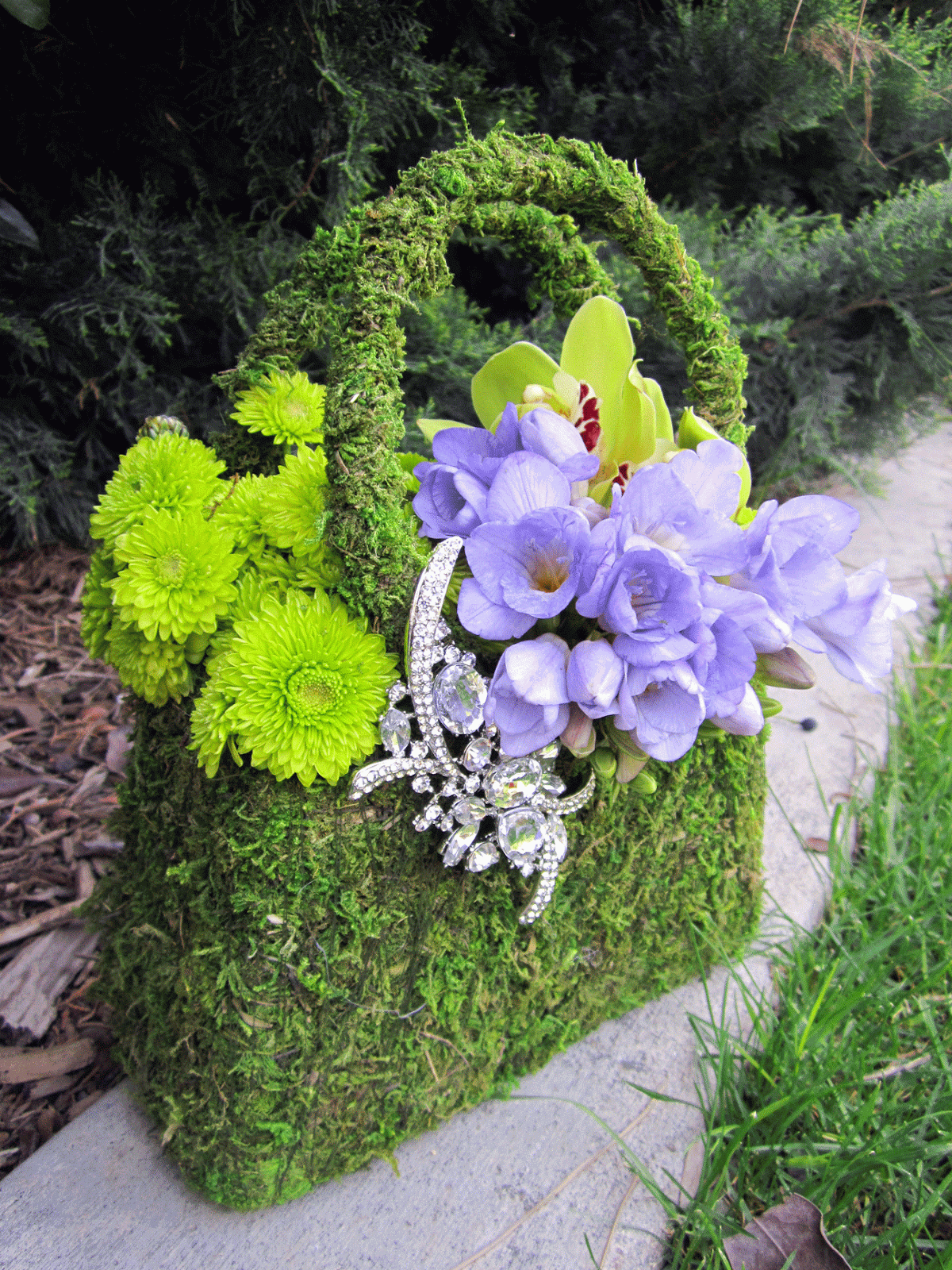 Brown Bunny Flowers {moss moss moss}