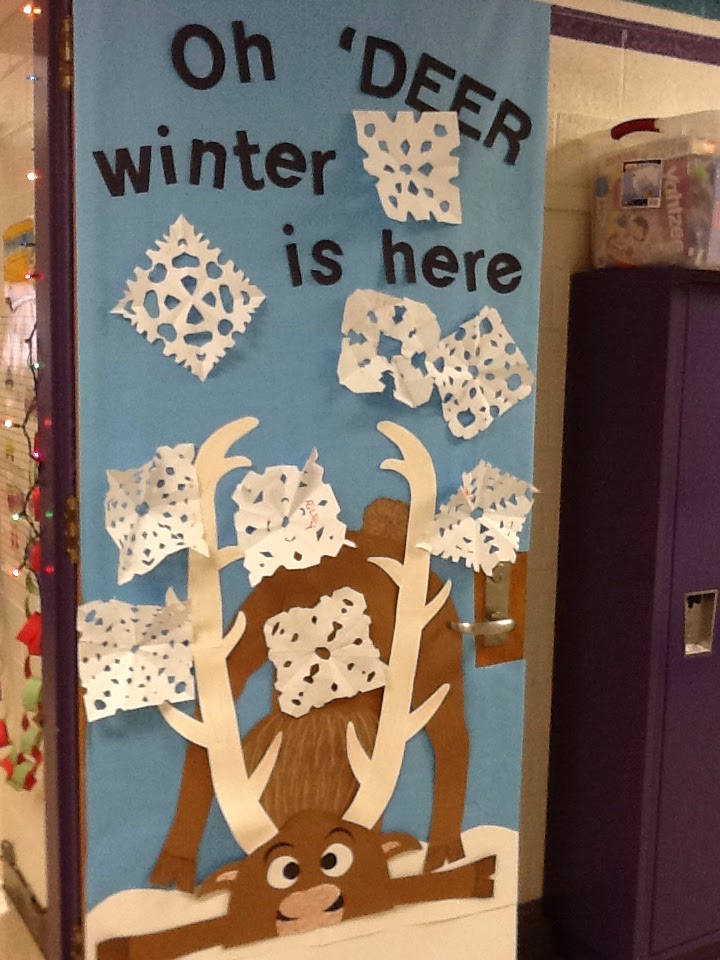 Mrs Deemer S Kindergarten Winter Door Decoration