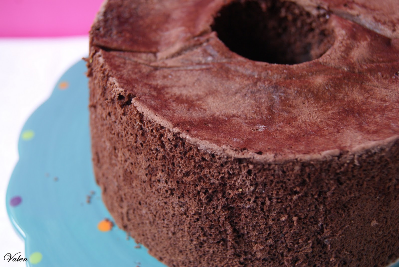 Valentina en la cocina Whole Wheat Flour Chocolate Chiffon Cake