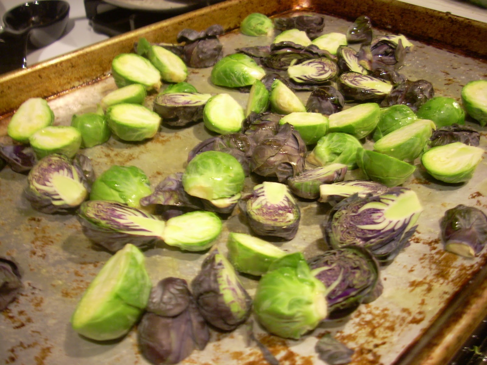 Jennifer Arrow�s Blog Purple Brussels Sprouts?
