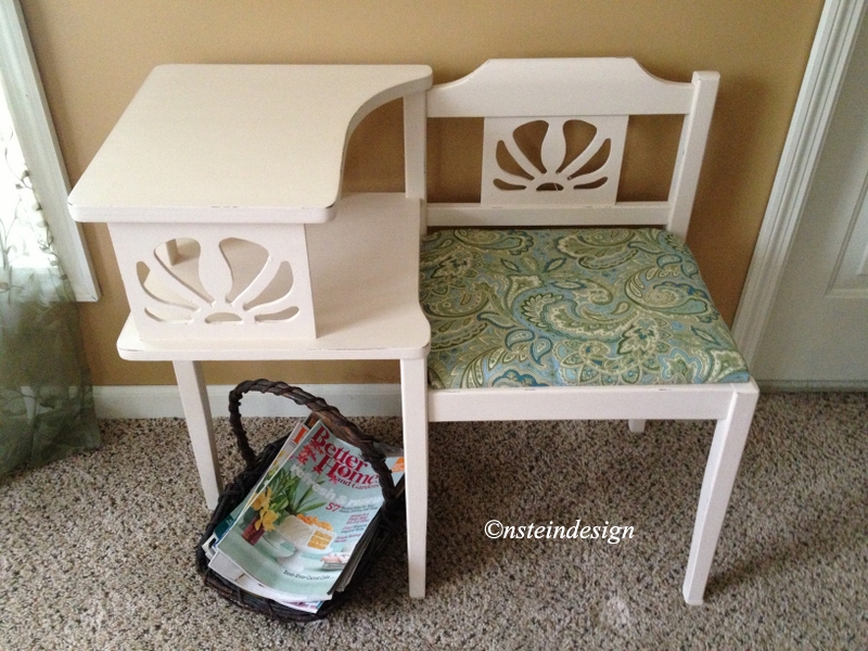 Our Eclectic Life Upcycled Telephone Table