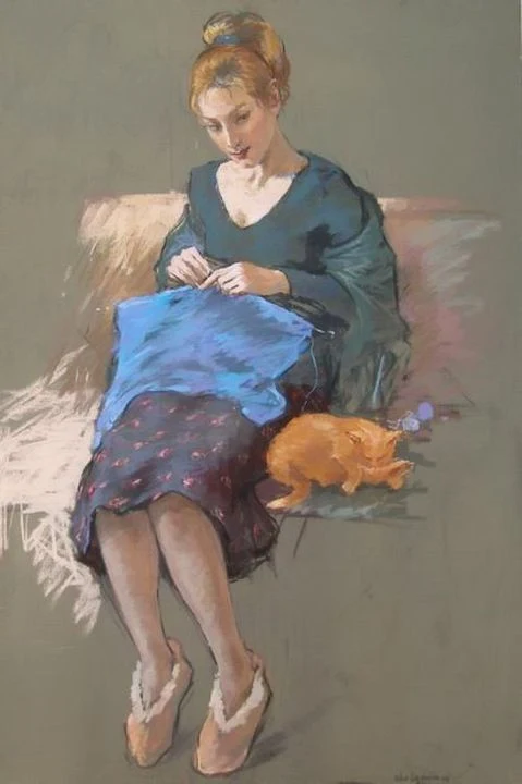 Katya Gridneva Катя Гриднева 1965 | Ukrainian Figurative Pastel painter
