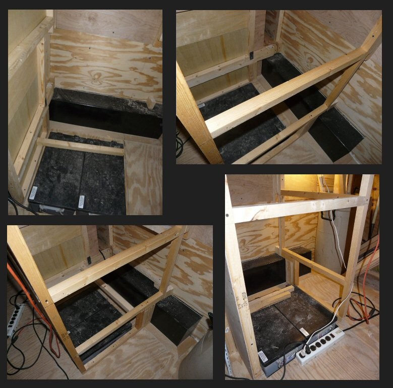 My Stealth Cargo Trailer Bathroom / Shower area & Kitchen Shelving