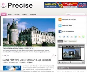 Precise Blogger Template