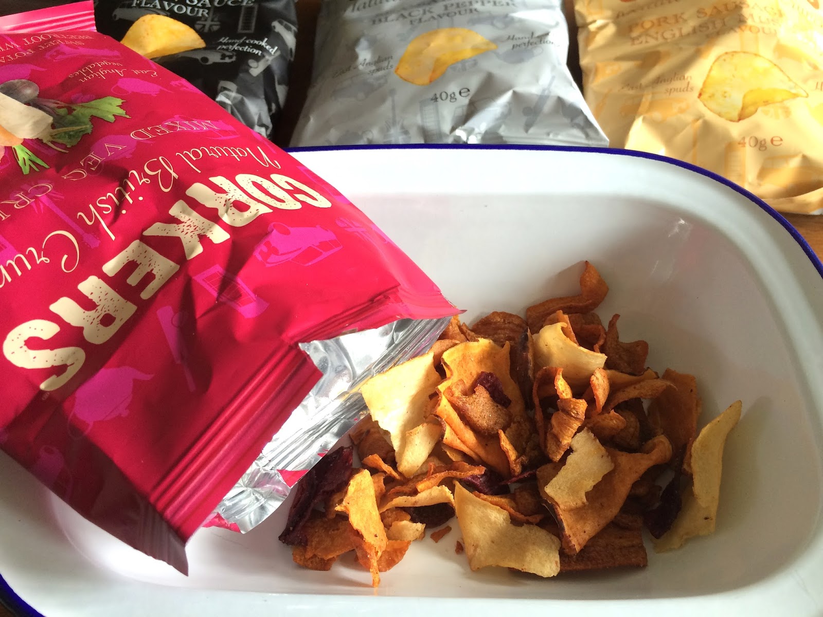 A Natural British Crunch, Corkers Crisps / LUCY LOVES TO EAT