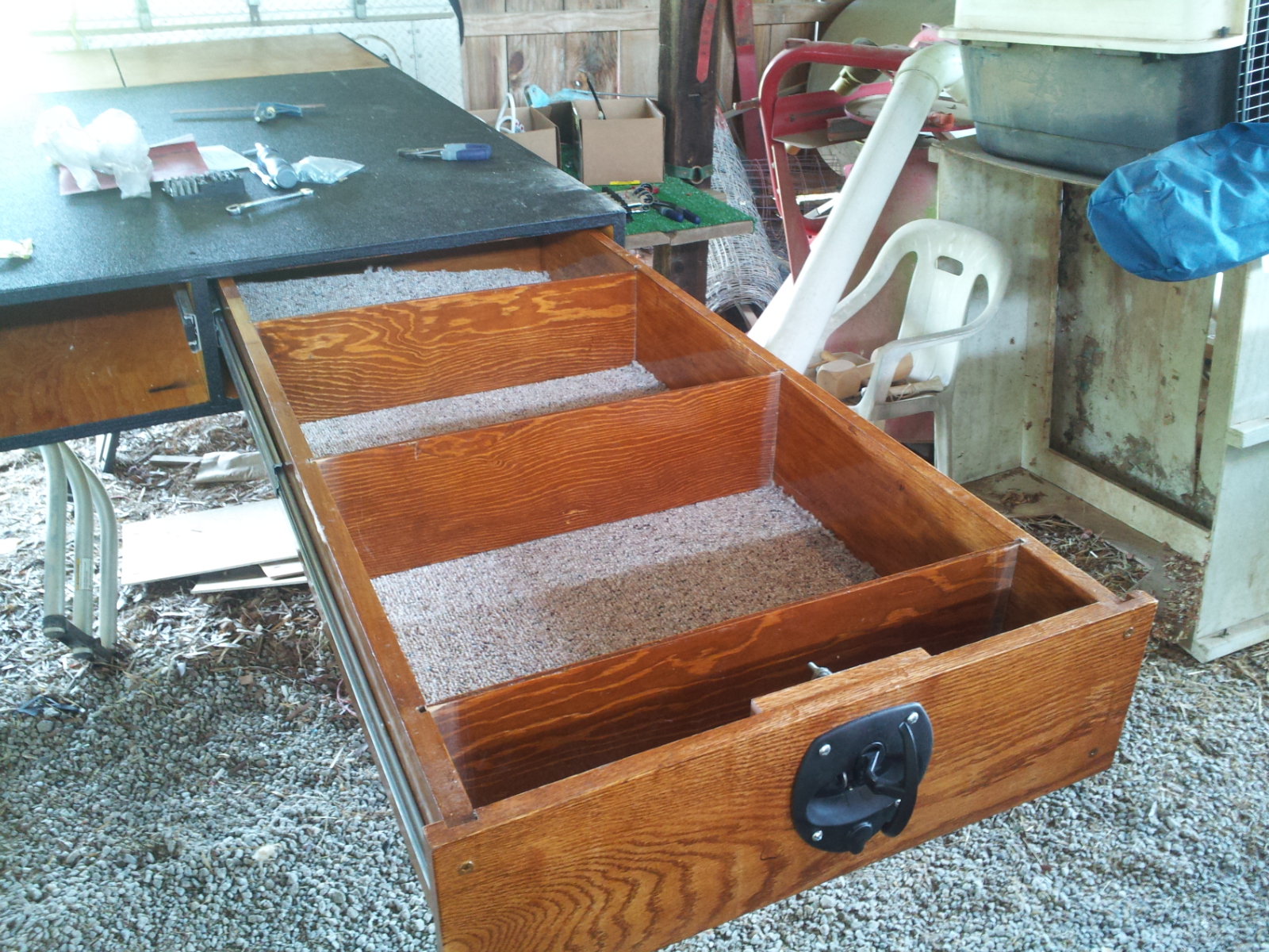 A Bird Hunter's Thoughts Working on the truck vault!