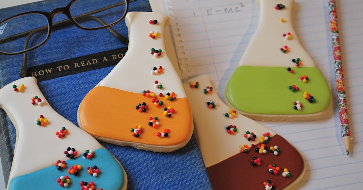 Sweet Goosie Girl Science Beaker Cookies