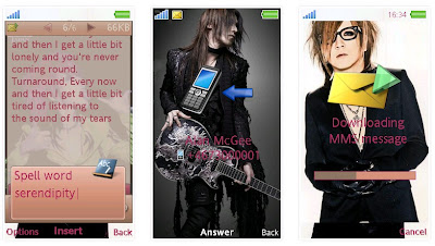 視覺系樂團the GazettE SonyEricsson手機主題for Aino﹝240x432﹞