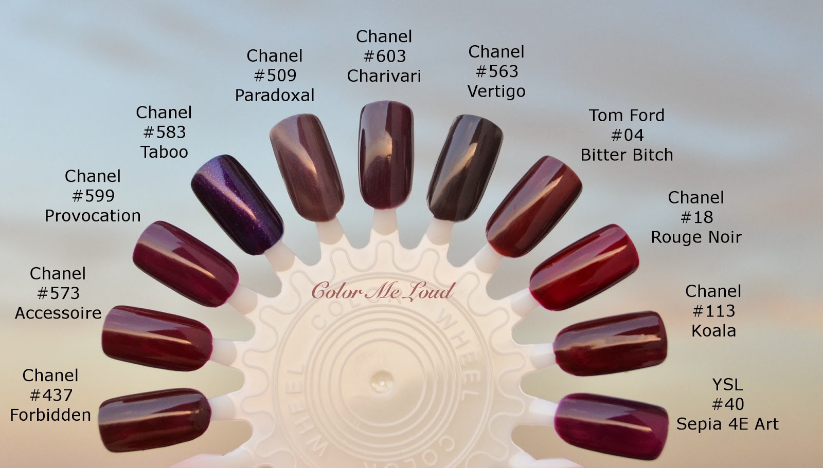 Chanel Le Vernis #605 Tapage and #603 Charivari from Notes de Printemps  Spring 2014 Collection, Swatch & Comparison