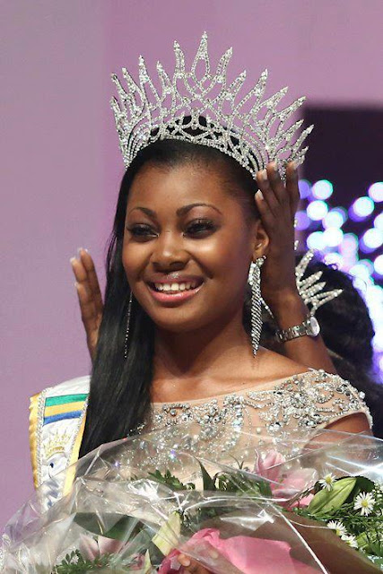 Miss Gabon 2013 winner  Ruth Jennifer Ondo Mouchita