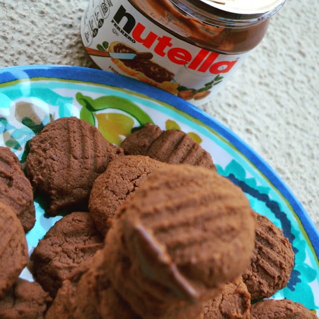 Eggless Nutella Cookies...4 ingredient recipe!! Forks N Knives